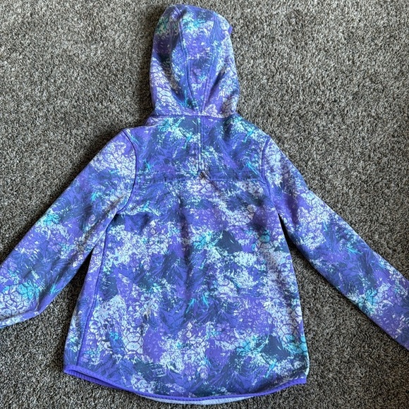 Ivivva by Lululemon Girls Zip Up Hoodie Purple Thumb Holes And Hood Size 14 - Picture 7 of 9